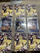 Jordan Poole Rookie Card RC lot (9) Prizm, luminance, Hoops premium!!