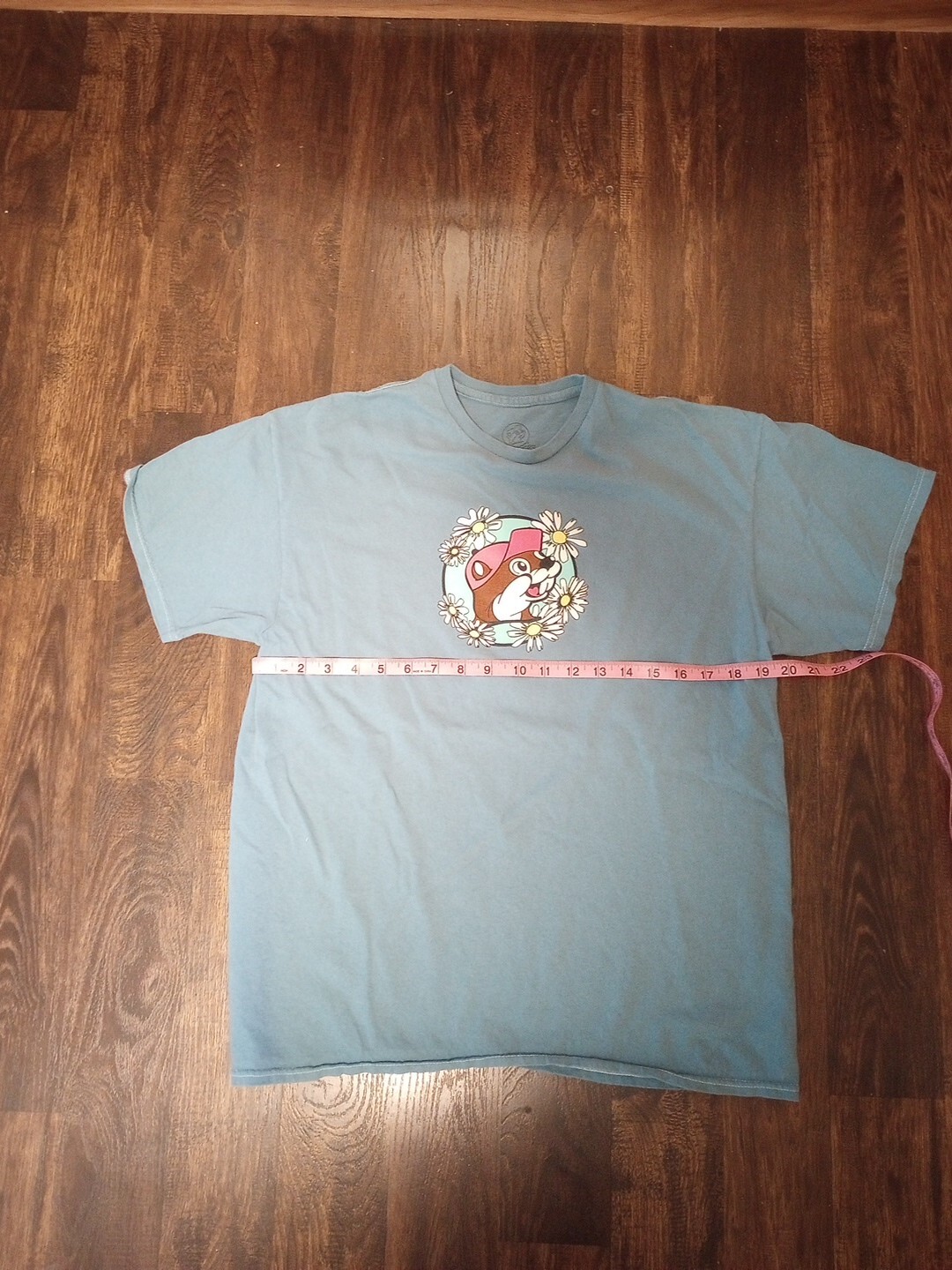 Buc-cee's Honey Bees Blue Size Large T-Shirt