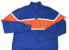Florida Gators ALMA MATER 1/4 Zip Sweater Sweatshirt Mens Medium - NEW