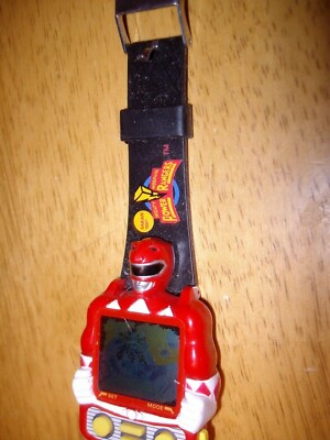 1994 Saban Vintage Power Rangers Red Ranger Jason Game Watch