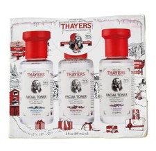 THAYERS Alcohol Free Witch Hazel Facial Toner with Aloe Vera, 3 Pk