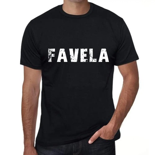Men's Graphic T-Shirt Favela Eco-Friendly Limited Edition Short Sleeve Tee-Shirt - Picture 1 of 6