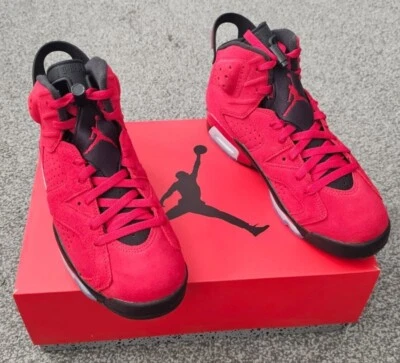 Nike Air Jordan 6 Toro Bravo (Varsity Red/Black) - 100% Authentic *UK Size 8* - Image 1 of 4