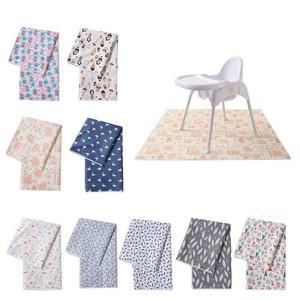 High Chair Waterproof Splash Mat Floor Protector Non Slip Baby Eatting