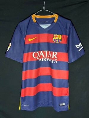 BARCELONA FC NIKE 2015/2016 FOOTBALL HOME shirt JERSEY #10 MESSI