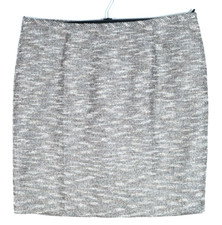 CALVIN KLEIN Women's Textured Polyester Wool Pencil Skirt Lined Multicolor 18W