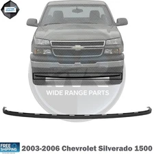 New Front Bumper Valance Textured For 2003-06 Chevrolet Silverado 1500