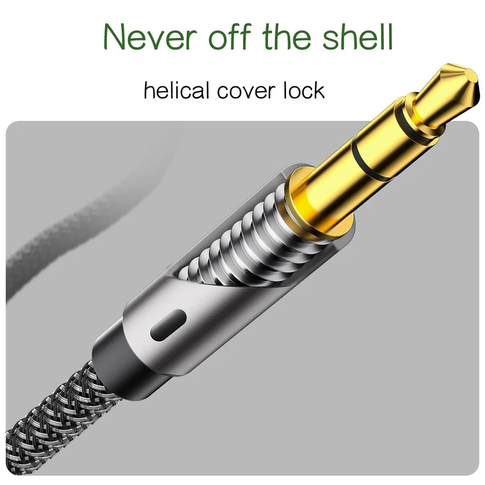 3FT - 6FT AUX 3.5mm Cable Male to Male Car Audio Cord For Headphones/Car/Speaker - Image 3 of 4