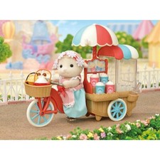 🍿【Classic】Sylvanian Families Popcorn Bike – Sheep Mom & Working Gimmick!