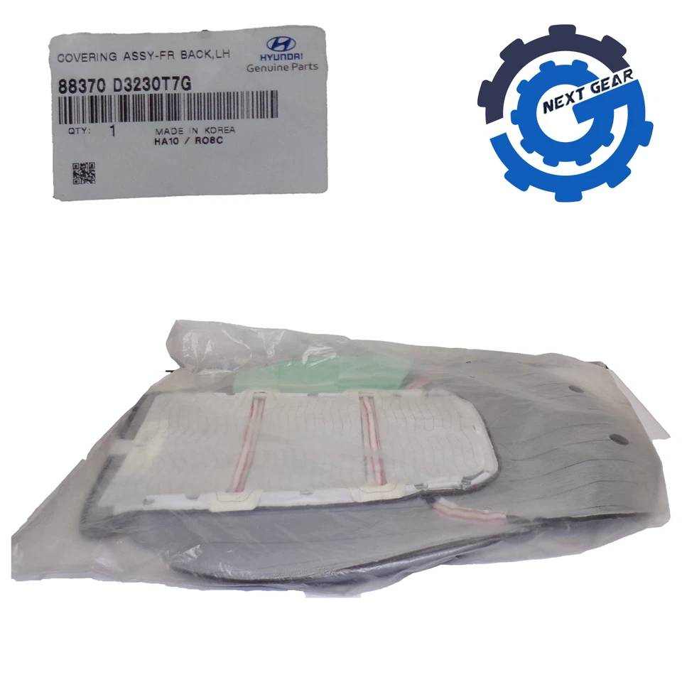 Cubierta trasera asiento delantero izquierdo Hyundai 2015-2018 Tucson 88370-D3230-T7G nueva OEM Foto 2 de 2