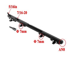 Billet Aluminum Fuel Rail Fit 1988-2006 Jeep Cherokee Xj Wrangler Tj Yj Black Billet Aluminum Fuel Rail Fit 1988-2006 Jeep Cherokee Xj Wrangler Tj Yj Black