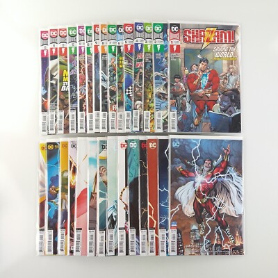 Shazam #1-15 Complete Set + 14 Variants Lot NM- NM 2019 DC1 2 3 4 5 6 7 8 9 10