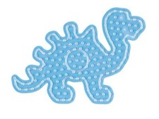 Stiftplatte für Maxi Bügelperlen, Dino Steckplatte / Stiftplatte Ø 10 mm