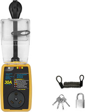 New Generation RV Surge Protector 30 Amp with Waterproof Cover Camper Anti-Theft