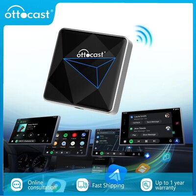 2024 Ottocast A2-Air Pro Wireless Android Auto Car Adapter 15s Auto-Connect