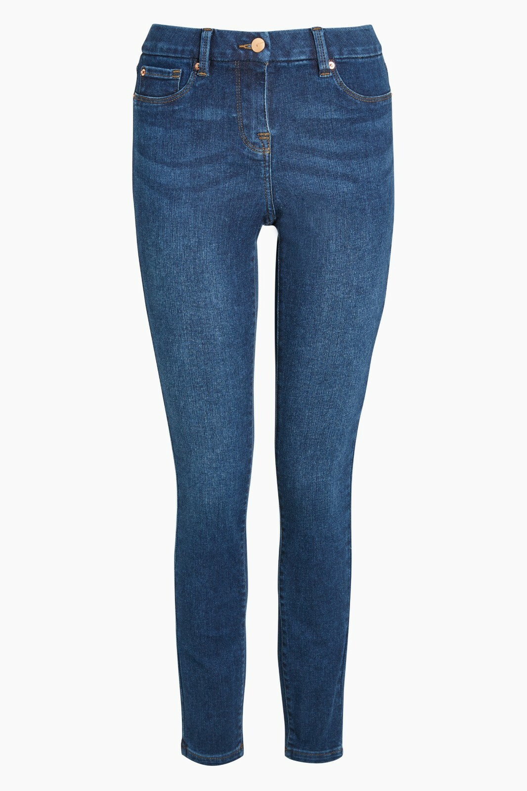 Damen Next Skinny Jeggings Jeans blau 