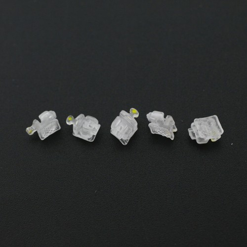 Orthodontic Self-ligating Ceramic Brackets 022 Roth MBT Damon Clear Braces USA - Picture 4 of 11