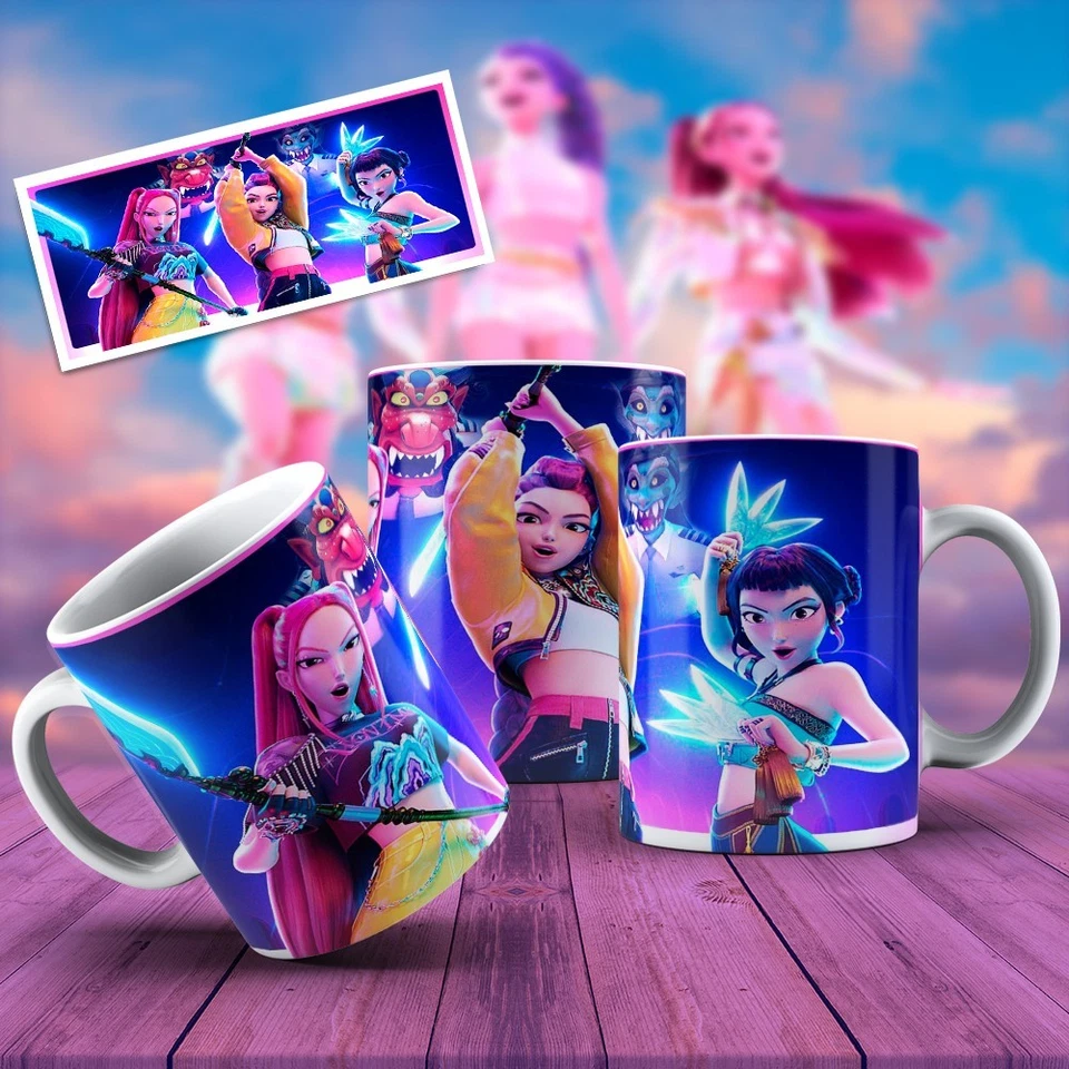 K-POP Mug Cup Ceramic 11oz Korean K Pop Girls Boys Fan Merch Birthday Gift V5