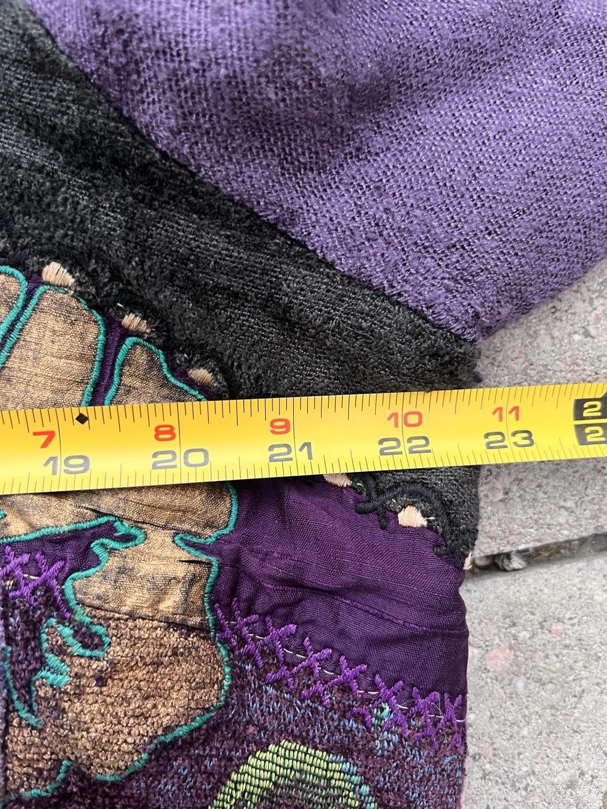 VTG Floral Tapestry Patchwork Jacket Lined Quilte… - image 13