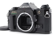 MINT Canon AE-1 P Program 35mm SLR Film Camera Black with Grip From JAPAN