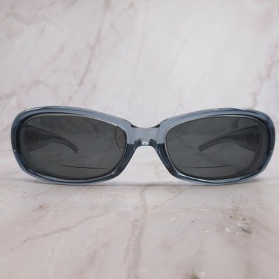 Nike Sera R Sunglasses Translucent Blue Wrap Frame Italy EV0143-401 Mens