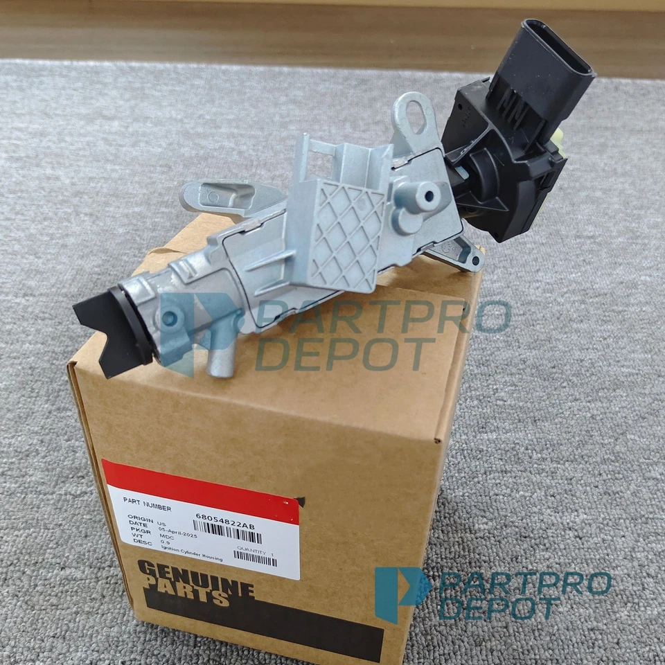 Carcasa de cilindro de encendido para Jeep Wrangler JK 2007-18 Dodge Cummins 68054822AB Foto 3 de 4