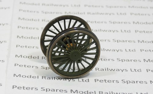 Juego de ruedas calibre OO Dapol 300049 clase D perno verde conducción delantera | Zustand: New