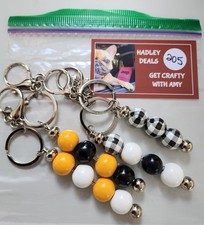 4PCS Fun Beads Keychains