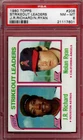 Nolan Ryan JR Richardson 1980 Topps # 206 Strikeout Leaders PSA 8 NM-MT