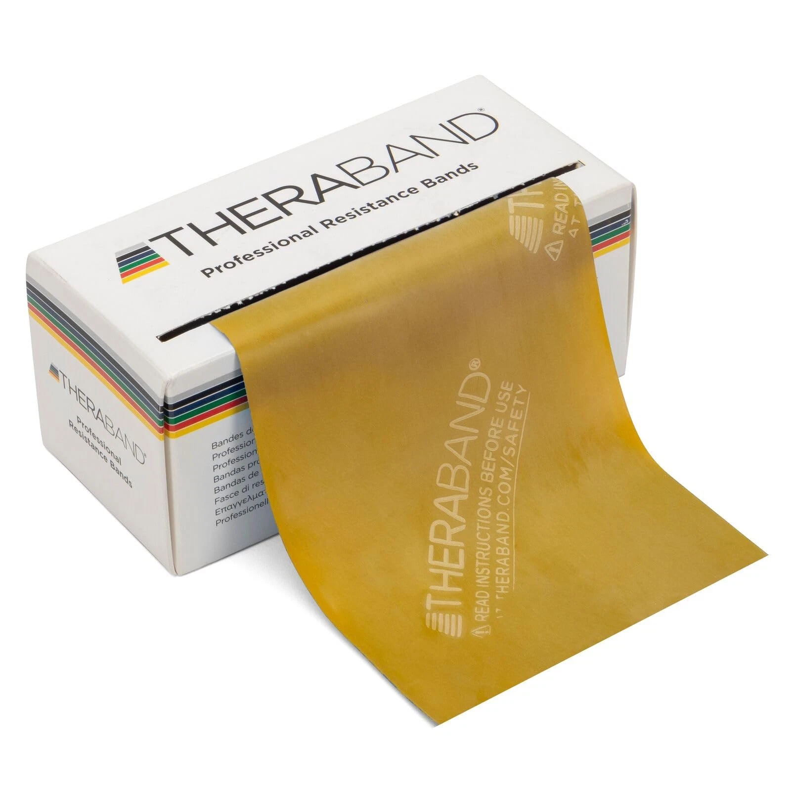 TheraBand Resistance Bands, 6 Yard Roll Professional Latex Elastic Band For