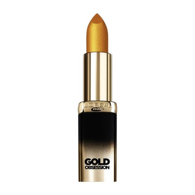 L'Oreal Paris Gold Obsession Lipstick CP47 Pure Gold   Luxe Gouden Lippenstift