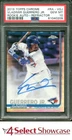 2019 TOPPS CHROME ROOKIE AUTO REFRACTOR VLADIMIR GUERRERO JR. RC #/499 PSA 10
