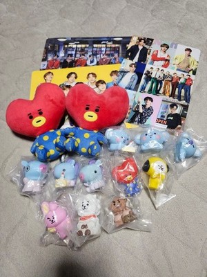 BT21 BTS Mascot Set BT21 Plush Figures Collectible Toys 11 Piece Display Ready