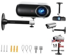 Mini Projector Ceiling Mount 360 Adjustable Projector 7 inch / 18cm Black