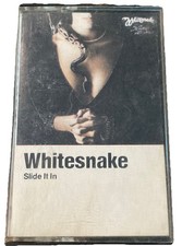 Whitesnake Slide It In Cassette Tape 1984 Geffen Records