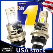 AUTOONE D2S 30pcs-LED High Headlight Bulbs Low Beam White Super 12,000LM 6500K