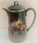 Vintage Porcelain Chocolate/Coffee Pot (C. I. Altwasses) w/Floral Design