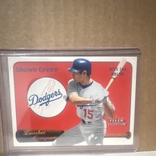 Fleer Shawn Green Tradition Lumber Company #17 Los Angeles Dodgers Card