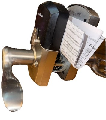 Kwik Set Door Lock With Keys And Code￼