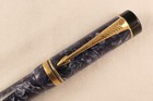 NEAR MINT BLUE MARBLE PARKER DUOFOLD CENTENNIAL FOUNTAIN PEN ~ READY TO USE! — photo 6