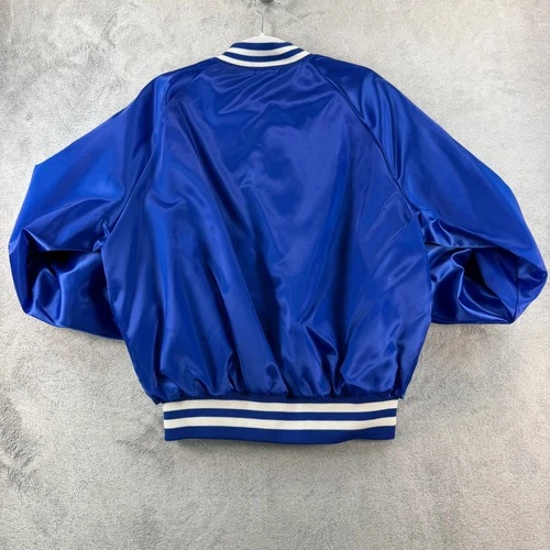 Vintage General Mills Satin Bomber Jacket Mens L Safety Award 1 Million LTI image 3