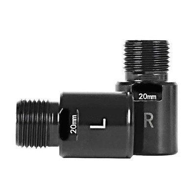 16MM 20MM Fahrrad Pedal Verl?ngerung Achse Paar f��r Rennrad mit L R Markierung