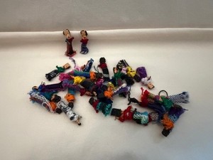 Set of 20 Plus Handmade Guatemalan Miniature Worry Dolls