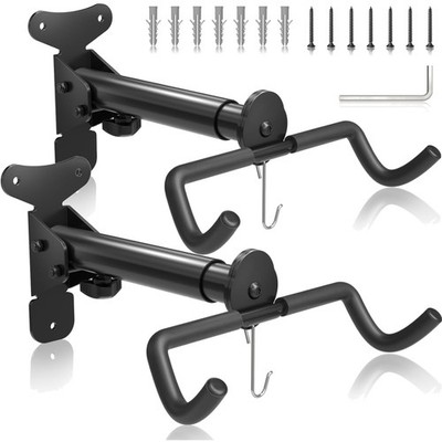 Faltbarer Fahrrad-Wandhalter, 2 Stück Metall Fahrrad Wandhalterung 30 kg Trag...
