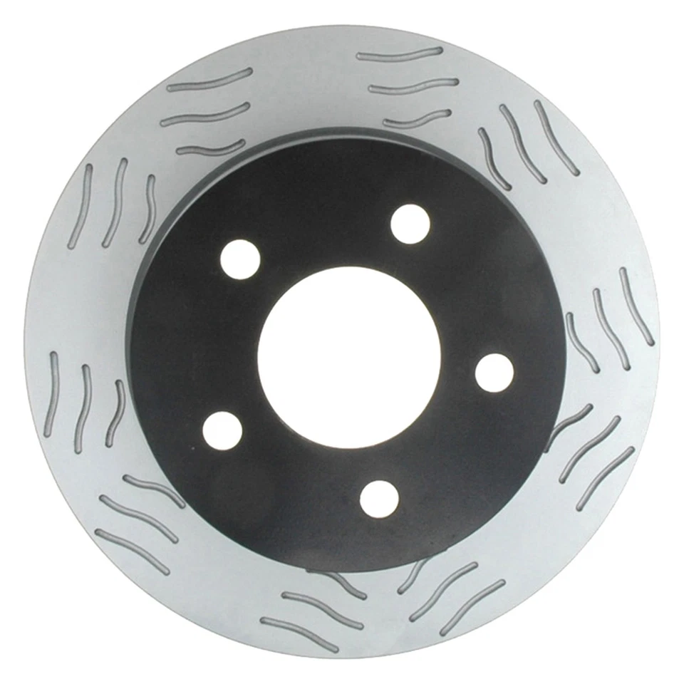 For Ford Mustang 94-04 ACDelco 18A654SD Gold Slotted 1-Piece Rear Brake Rotor Foto 2 de 4