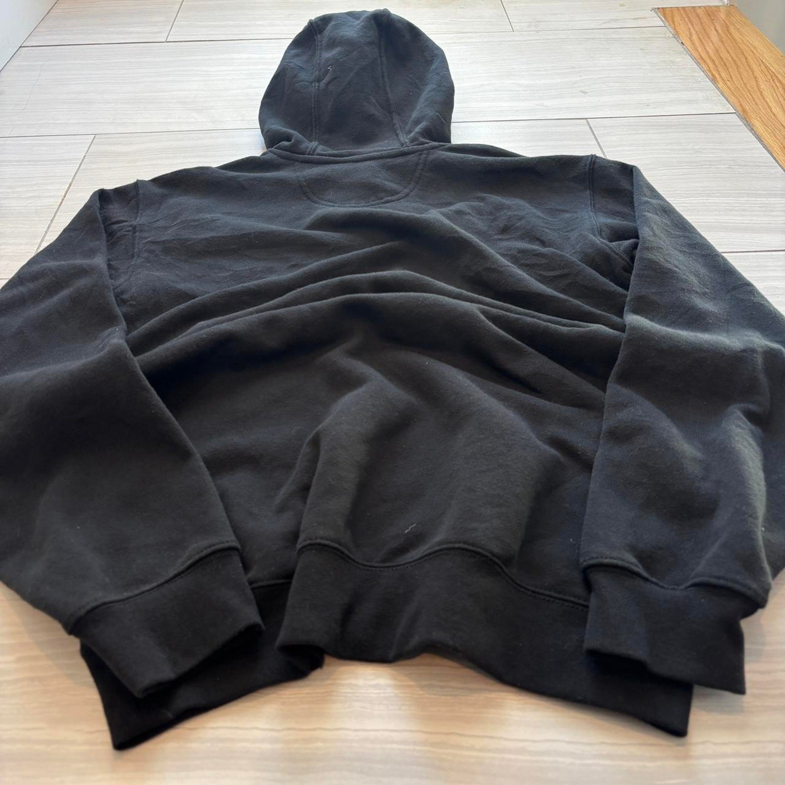 Carhartt Hoodie Men's Small Black Northwest Bearcats NCAA Workwear Grunge  thumbnail 7