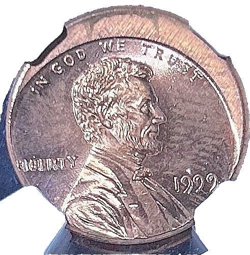1999-p  lincoln penny errors uncirculated Broadstruck north east error Coll  - Image 2 of 4