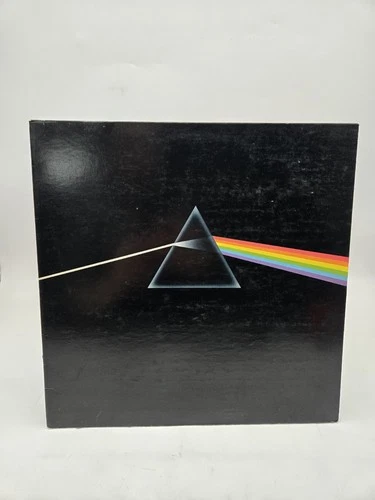 PINK FLOYD DARK SIDE OF THE MOON VINYL LP (1983) POSTERS SMAS 11163