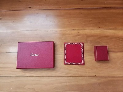 Vintage Cartier Desk Items Boxes