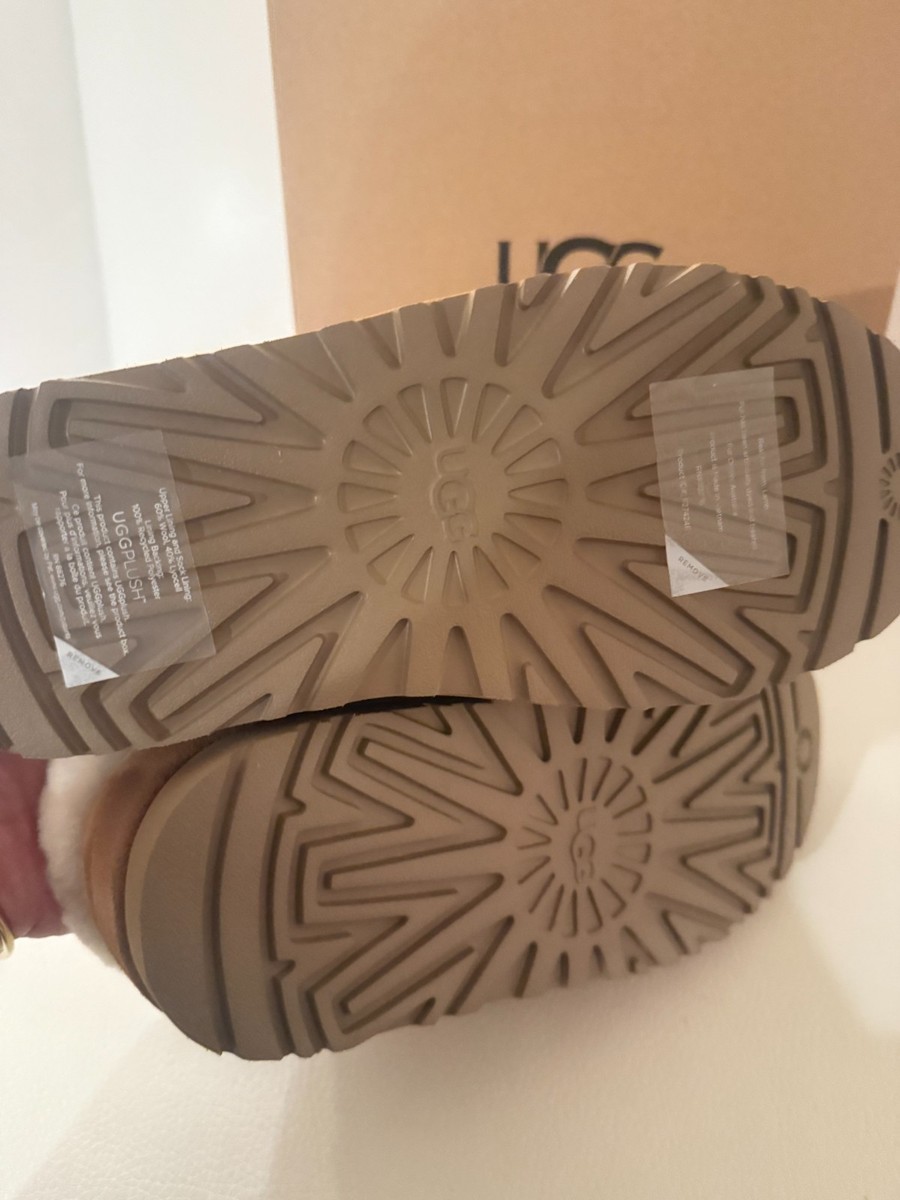 NIB UGG Tazzlita Chestnut Platform Slipper Women's chestnut size 9